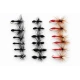 18 Ants Dry Flies - Traditional, Winged, Red Para Ant