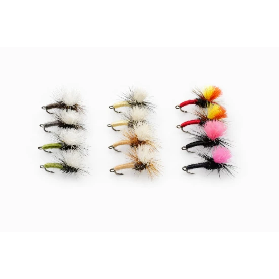 12 Klink and Dink Dry Flies