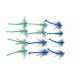 12 Barbless Teal and Royal Blue Dragon Fly