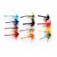 12 Coloured Dragon Fly Damsel