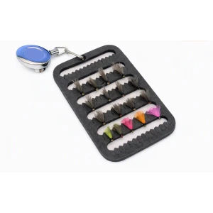 16 CDC F Flies - inc Coloured Wing on a Fly Patch with a Zinger