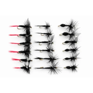 18 BARBLESS Dry Flies, Gnats and Ants
