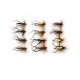12 Barbless Standard Hopper Flies - All colours