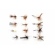 12 Sedge and Humpy (4 humpy 8 sedge)