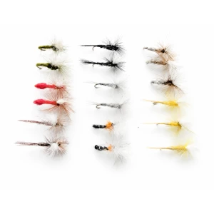 18 Parachute Dry Flies - 8 varieties