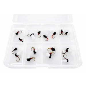Comp Box - 16 Barbless Suspender Buzzer Flies