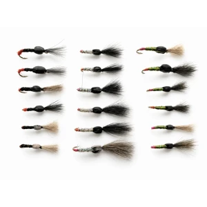 18 CDC Shuttlecocks - Black, Olive & Hares ear
