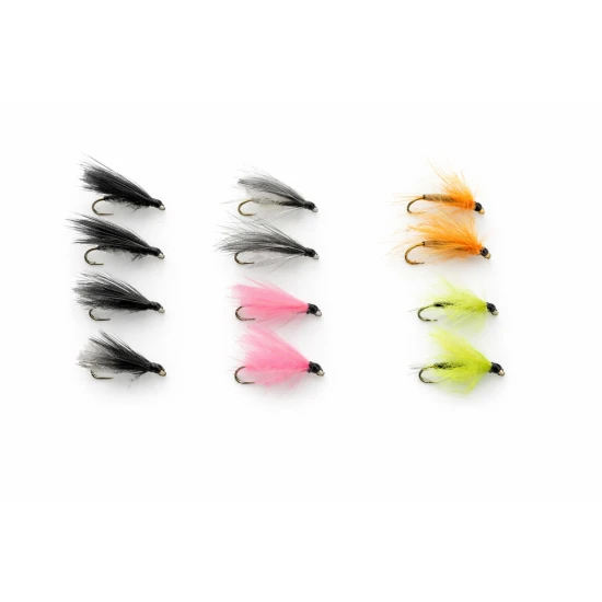 12 Mixed CDC F  Flies - All colours