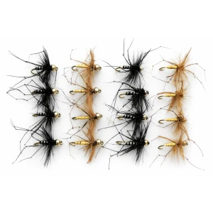 16 Barbless Black and Natural Daddies