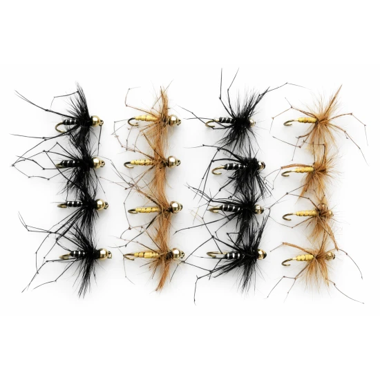 16 Barbless Black and Natural Daddies