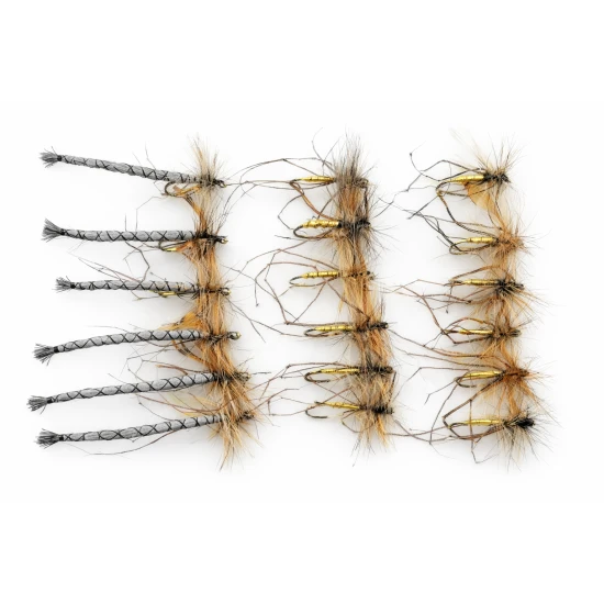 18 Barbless Daddy Long Legs, Detached and Standard