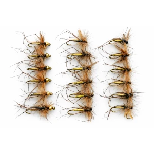18 Barbless Daddy Long Legs, Standard & Goldhead