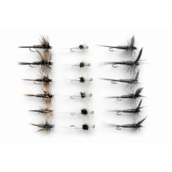 18 Dry Flies, Adams,Caenis and Blue Dun