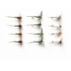 12 Dry Flies - Hatching Olive, Olive Dun & Kites Imperial