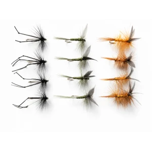 12 Dry Flies - Hawthorn,Whickhams,Dark Olive
