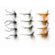 12 Dry Flies - Hawthorn,Whickhams,Dark Olive