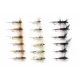 18 Dry Flies  - Grey Duster, Kites Imp and Iron Blue