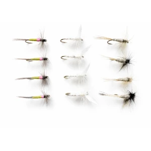 12 Dry Flies - Duster, Moth & Tups