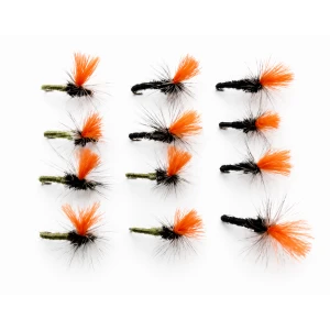 12 klinkhammer Dry Flies - Hi Viz