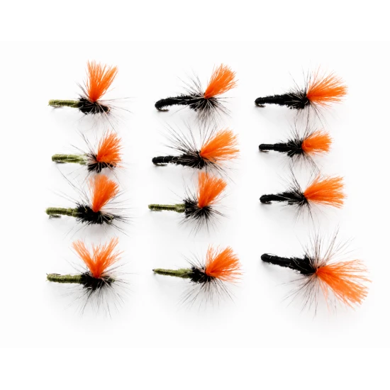 12 klinkhammer Dry Flies - Hi Viz