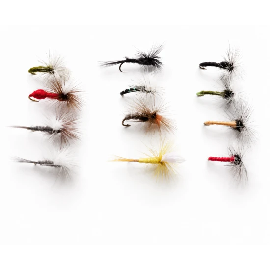 12 Parachute Dries - Inc Hares Ear, Cahill, Terrys and KLINKS