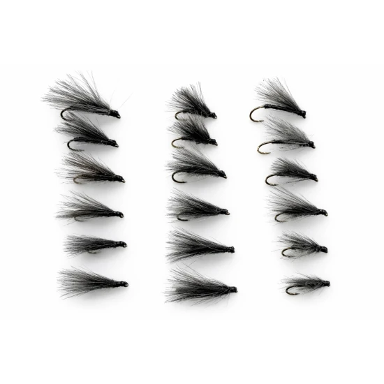 BARBLESS 18 CDC F Fly - Olive, Hares ear, Black
