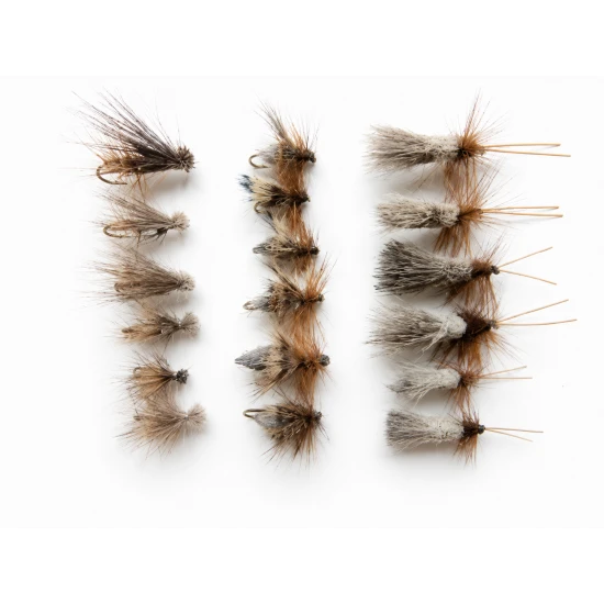 18 Sedge, Elk, G& H and Deer Hair