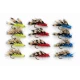 12 Sedgehogs - Yellow, Red & Blue