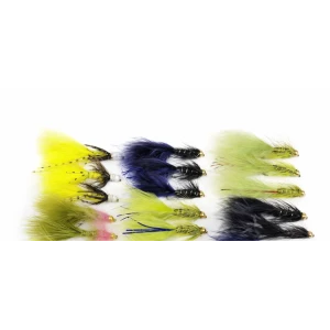 18 Barbless Goldhead Damsels - Flash and Special