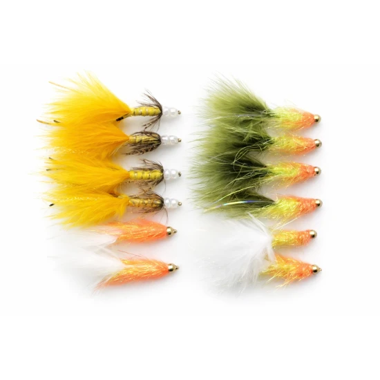 12 Barbless Goldhead Special Damsels