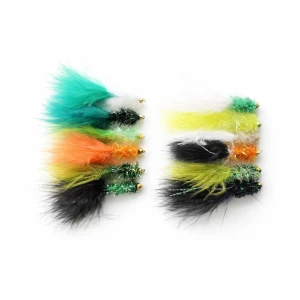 12 Barbless Goldhead Fritz - All Mixed Colours