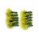 12 Barbless Goldhead Fritz,Olive and Olive Variant