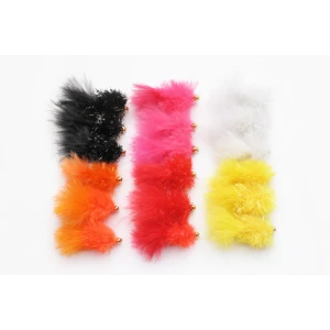 18 Barbless Goldhead Hot Blob Flies