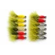 12 Barbless Humungous - Olive Tails