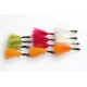12 Barbless Marabou Stalking Bugs
