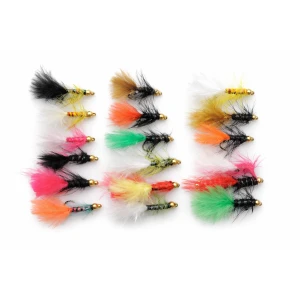 18 Barbless Mini Goldhead Dancers