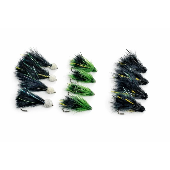 12 Barbless Special Muddler - Terrapin, Hulk and Erlands