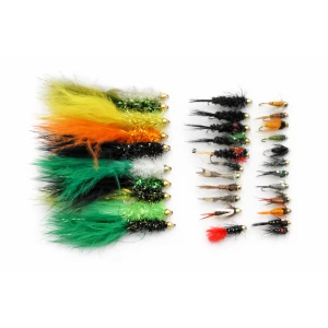 35 Barbless Goldhead Lure with Nymphs