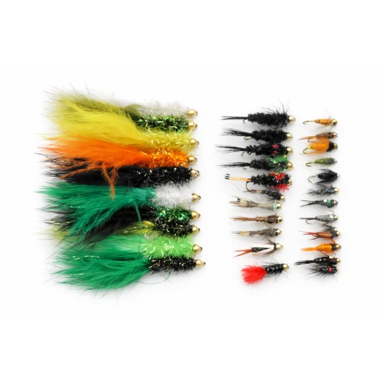 35 Barbless Goldhead Lure with Nymphs