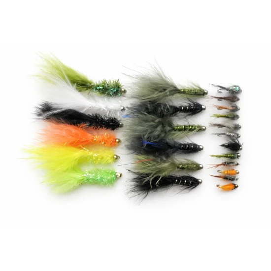 24 Barbless Goldhead Lure ( Fritz & Damsel) & Nymphs