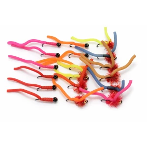 18 Barbless Squirminator and Squirmy Worm