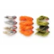 12 Barbless Goldhead Zonkers,Olive,Orange,Natural