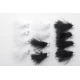 12 Barbless Booby Cats Whiskers - Black and White