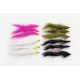 12 Barbless Hothead Snake Zonkers , Mixed Colours