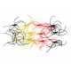 12 Barbless Mixed Spandex Spider