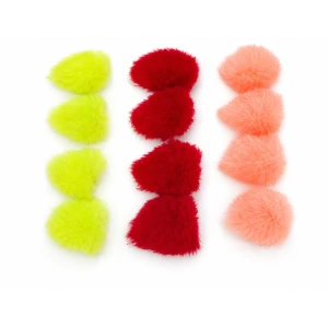 12 Eggstacy Blobs, Chartreuse, Red, Coral
