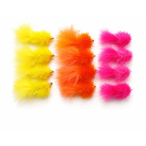 12 Goldhead Hot Blobs - Orange Pink & Yellow