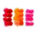 12 Goldhead Hot Blobs - Orange, Pink & Red