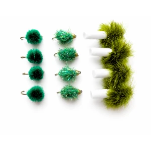 12 Olive Blobs, Foam Ass, Fritz, Chenille