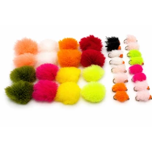 32 Eggstacy Flies, Full Colour range, Goldhead and Hothead